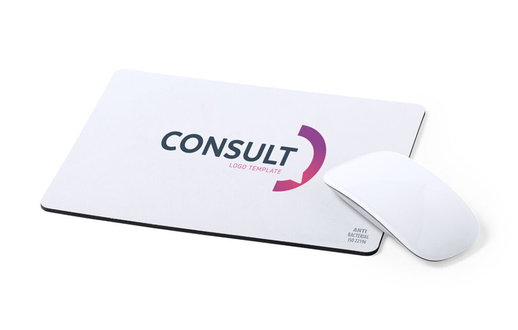 Mousepad antibatterico con logo