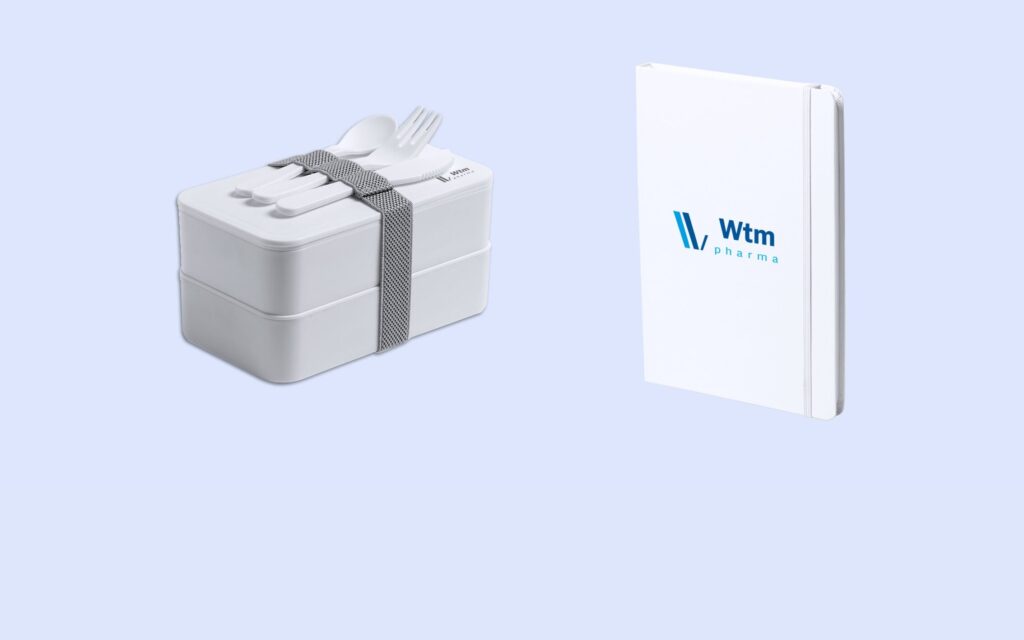 Lunch box e agenda con trattamento antibatterico